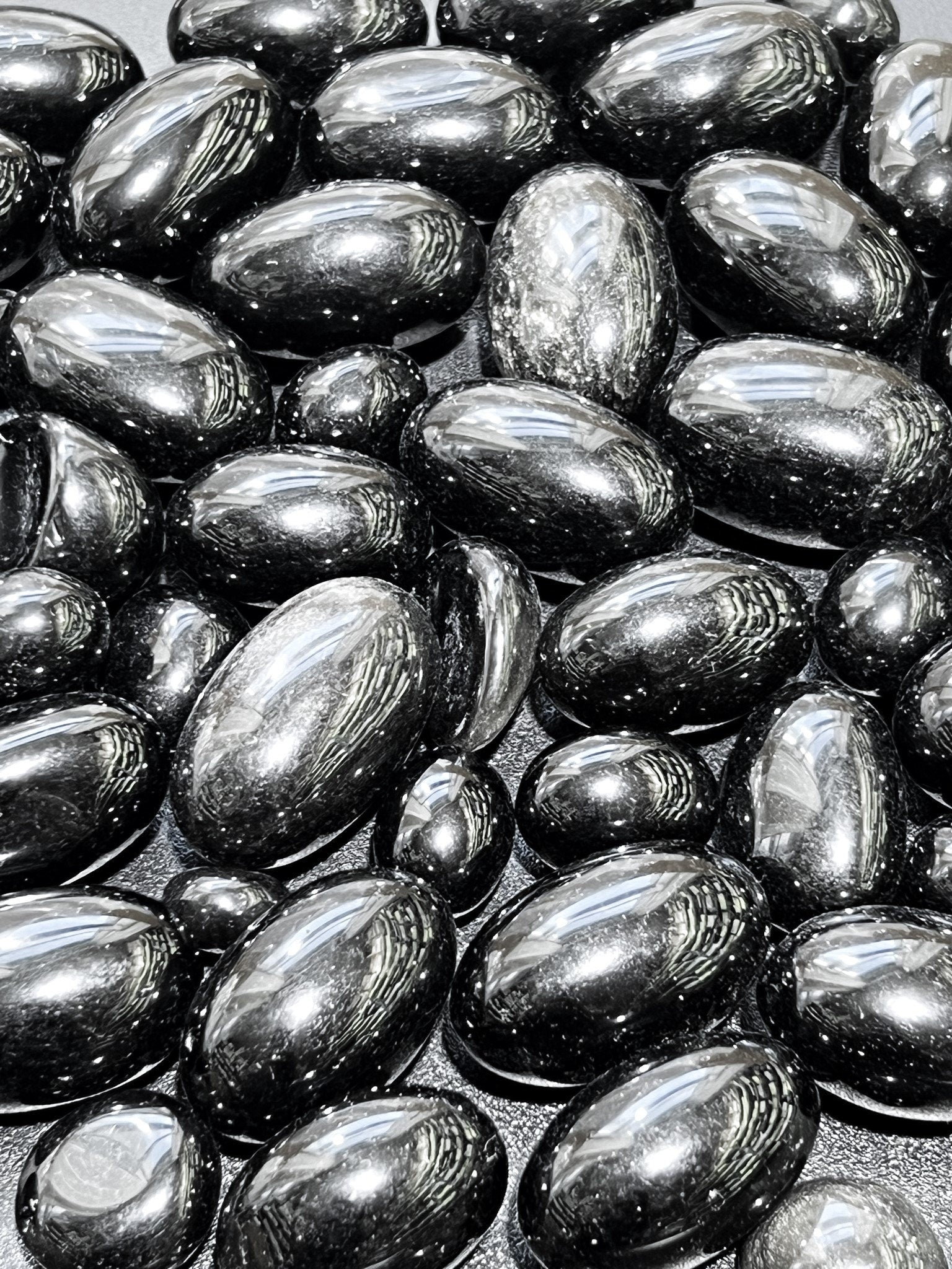 Black Obsidian Tumbled (By The Piece Or Pound) Wholesale Volcanic Glass - Solar Luxe Metaphysical Store