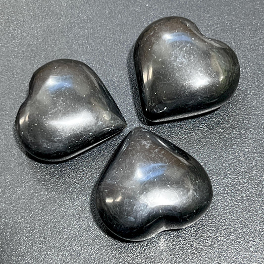 Black Onyx Puffy Heart Crystal Carving Wholesale Amazing Crystals