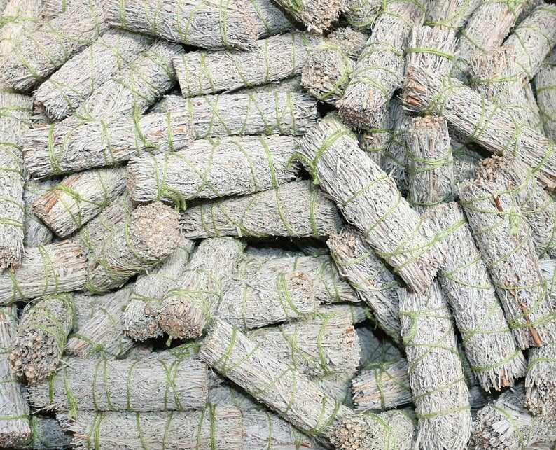 Blue Sage Smudge Stick (4 in.) Sacred Crystals