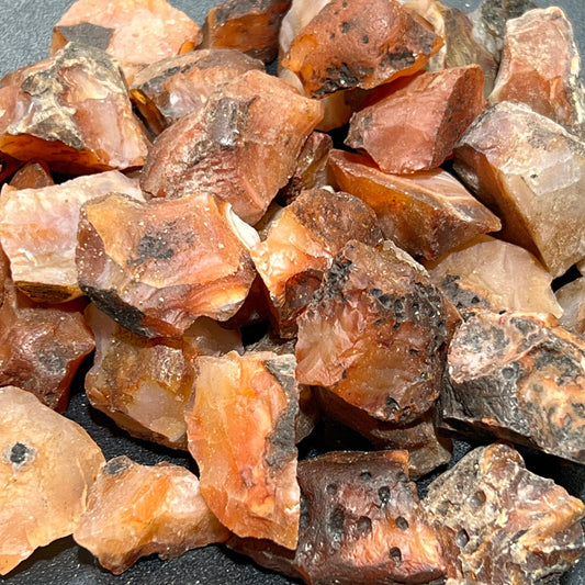 Red Carnelian Agate Crystal Rough Raw Stones (By The Piece Or Pound) Wholesale Amazing Crystals