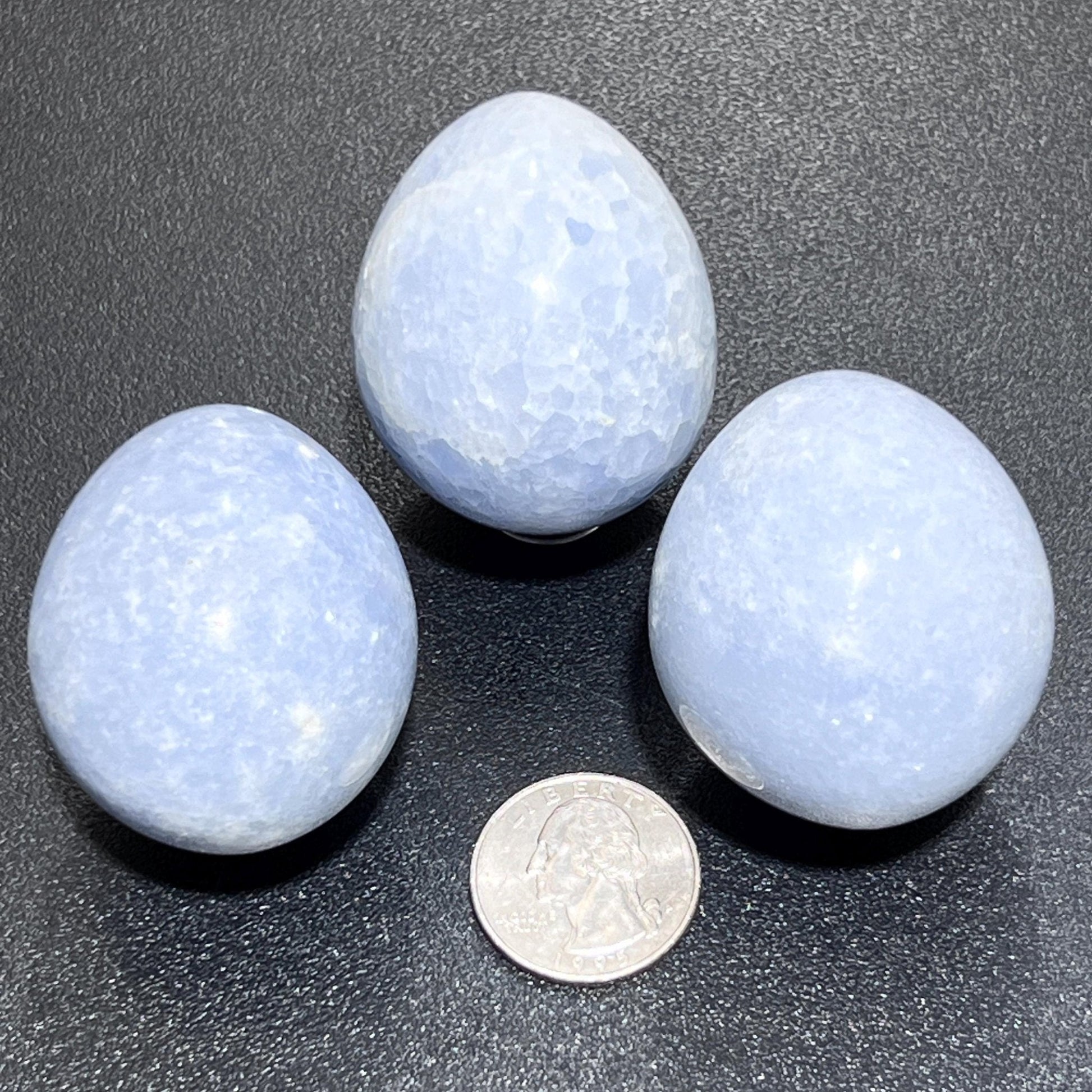 Blue Celestite Crystal Egg Polished Carving Wholesale Gemstone Decor Supply Amazing Crystals