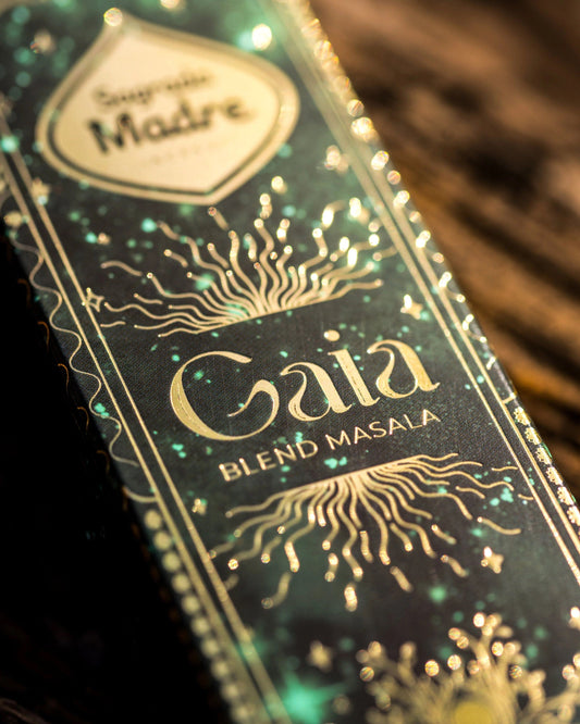 Green Sparkle Gaia Incense Sticks Sacred Scents Sanctuary