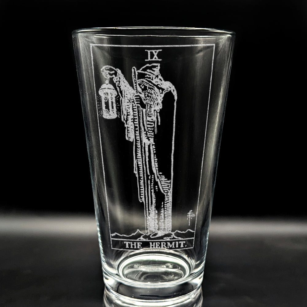 RIDER-WAITE TAROT CARD Pint Glasses by LumEngrave VYSN