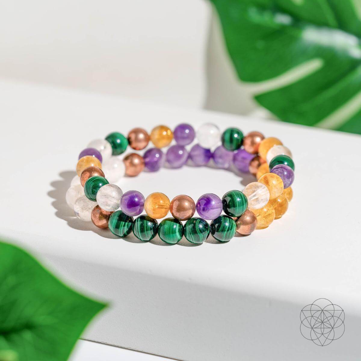 Powerhouse of Wealth Manifestation - Crystal Quartet Bracelet Set Conscious Items