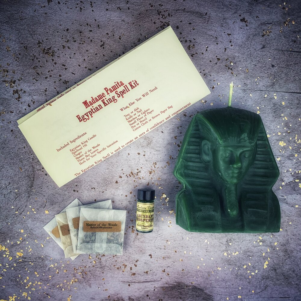 Egyptian King Candle Spell Kit Parlour of Wonders