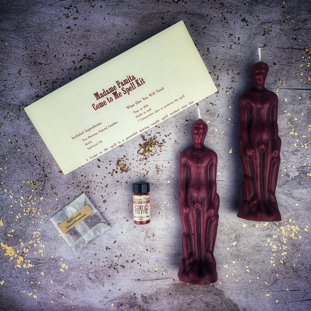 Come to Me Candle Spell Kit Male/Male Parlour of Wonders