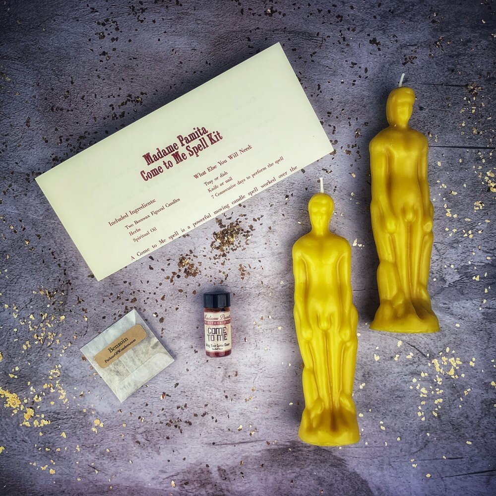 Come to Me Candle Spell Kit Male/Male Parlour of Wonders