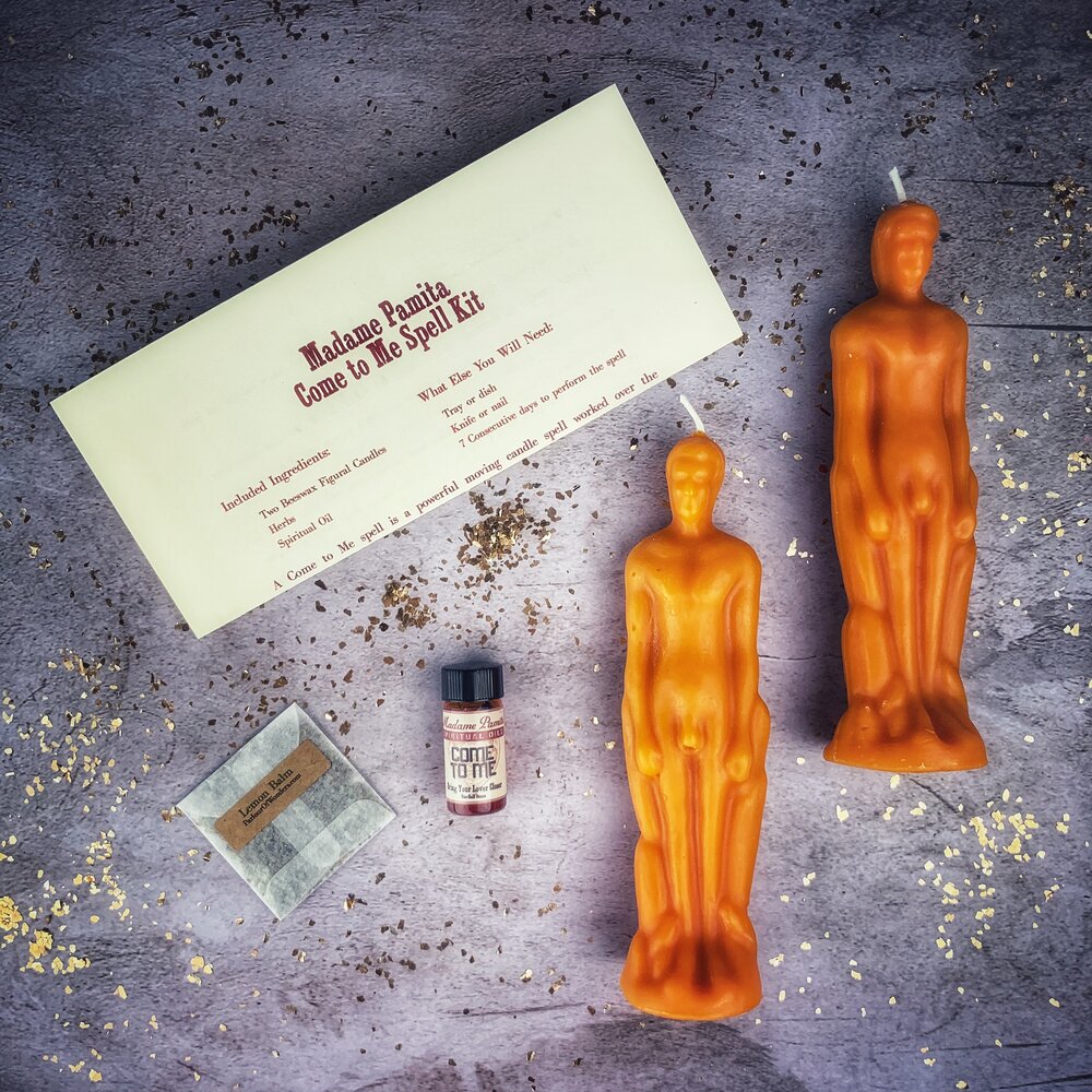 Come to Me Candle Spell Kit Male/Male Parlour of Wonders