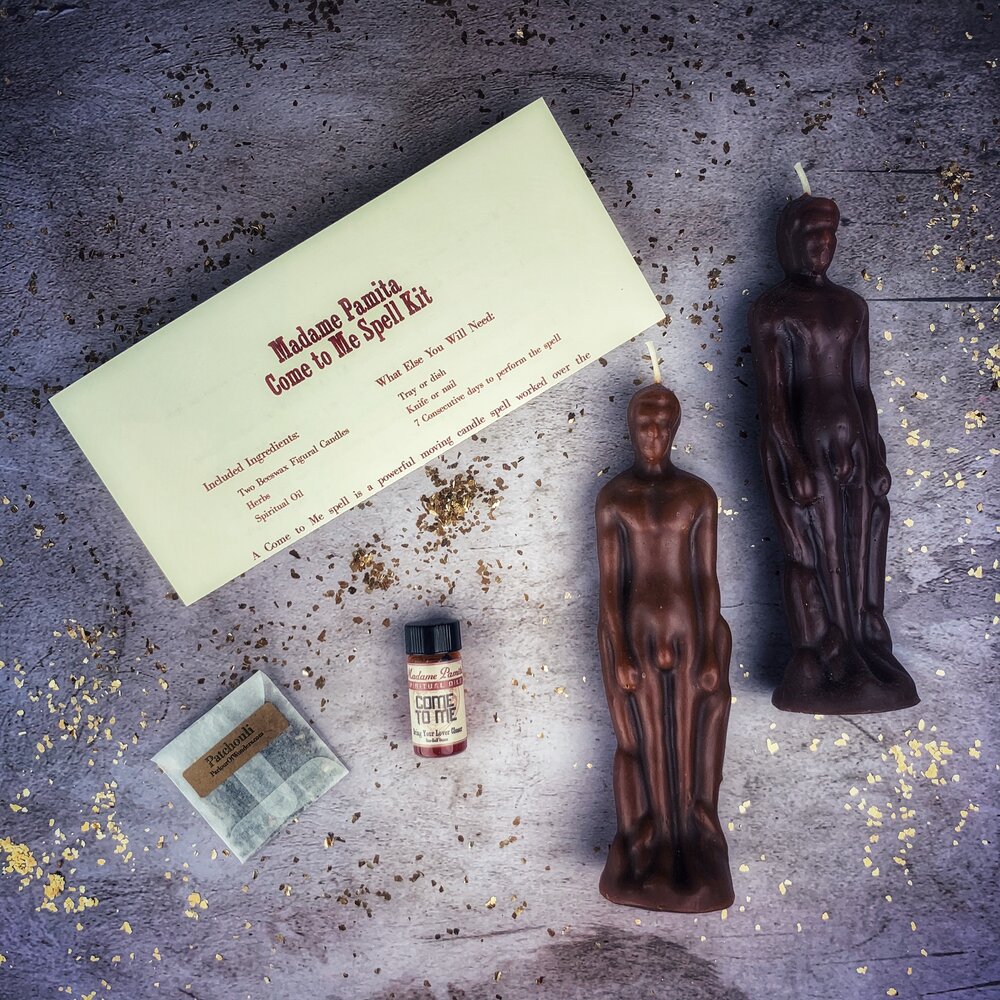 Come to Me Candle Spell Kit Male/Male Parlour of Wonders