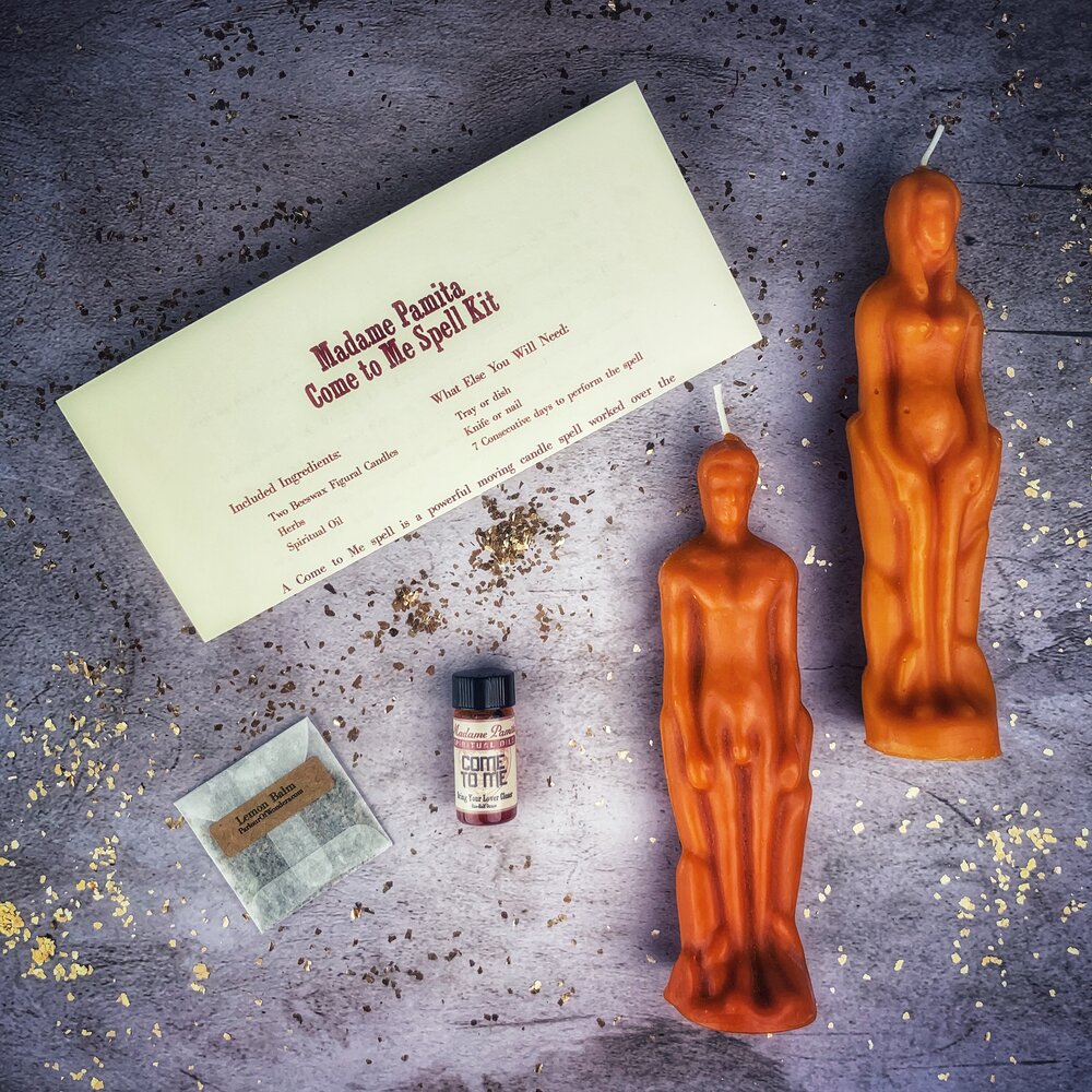 Come to Me Candle Spell Kit Male/Female Parlour of Wonders