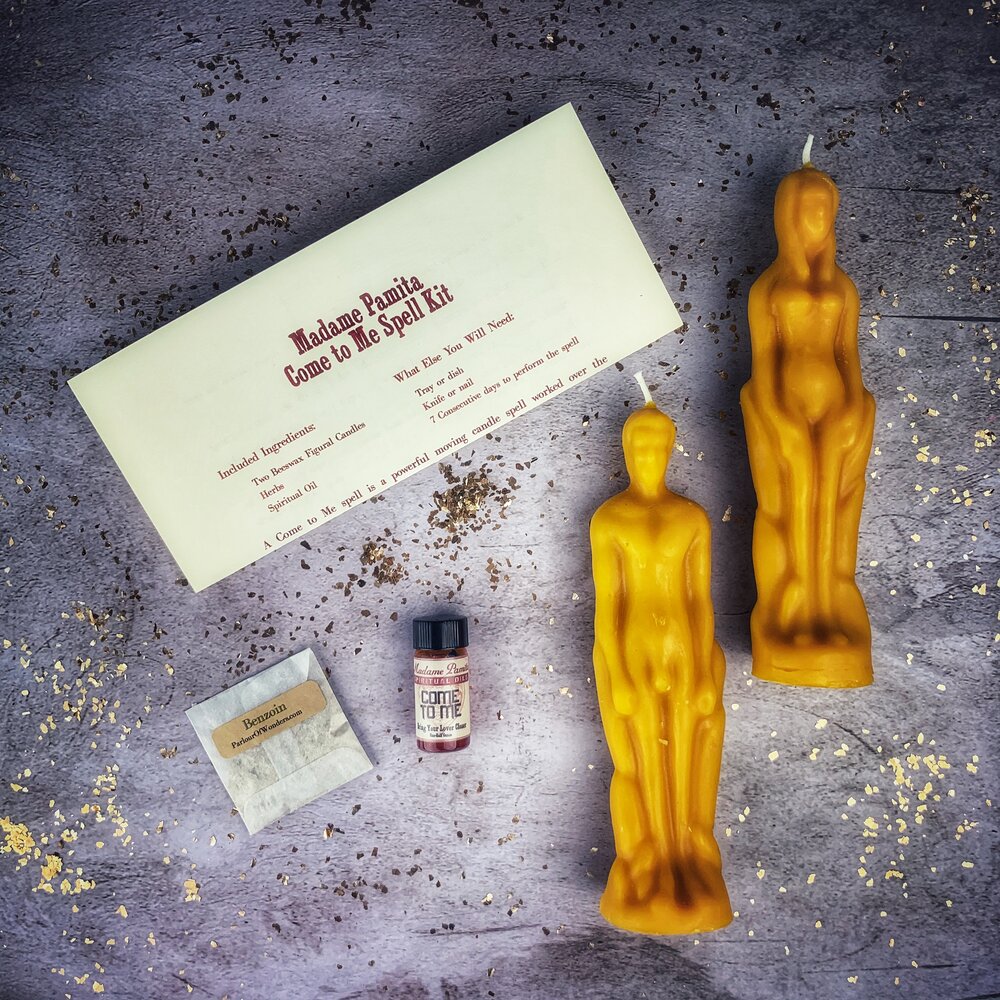 Come to Me Candle Spell Kit Male/Female Parlour of Wonders