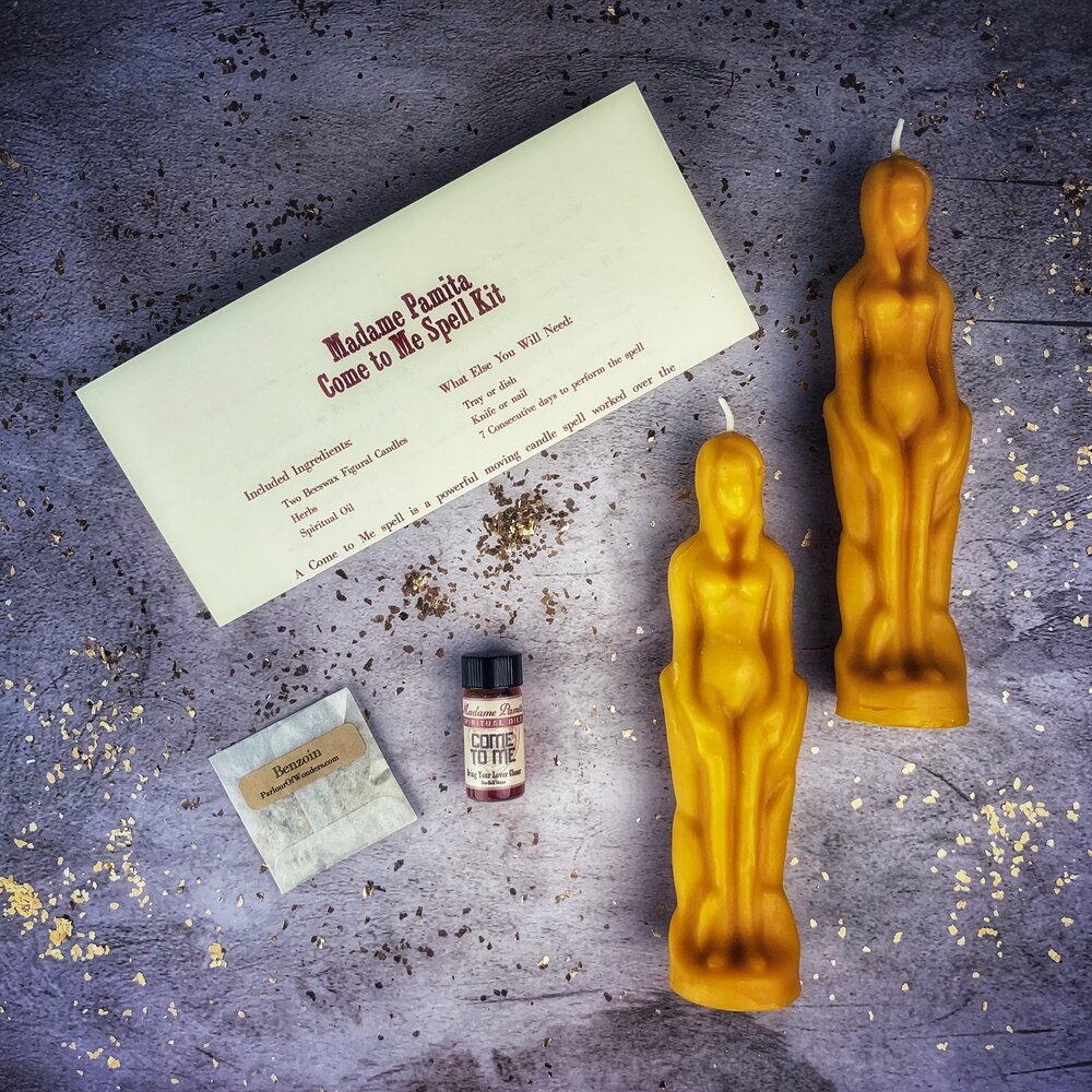 Come to Me Candle Spell Kit Female/Female Parlour of Wonders