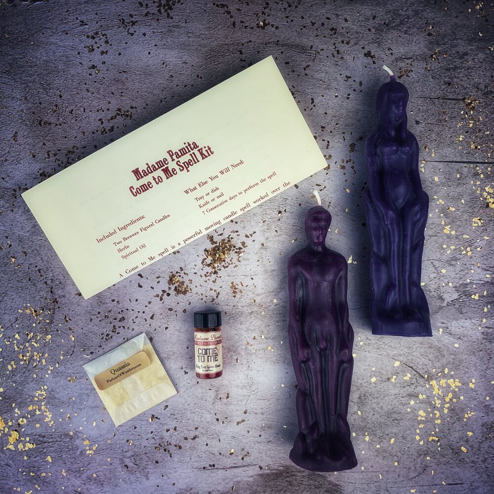 Come to Me Candle Spell Kit Male/Female Parlour of Wonders