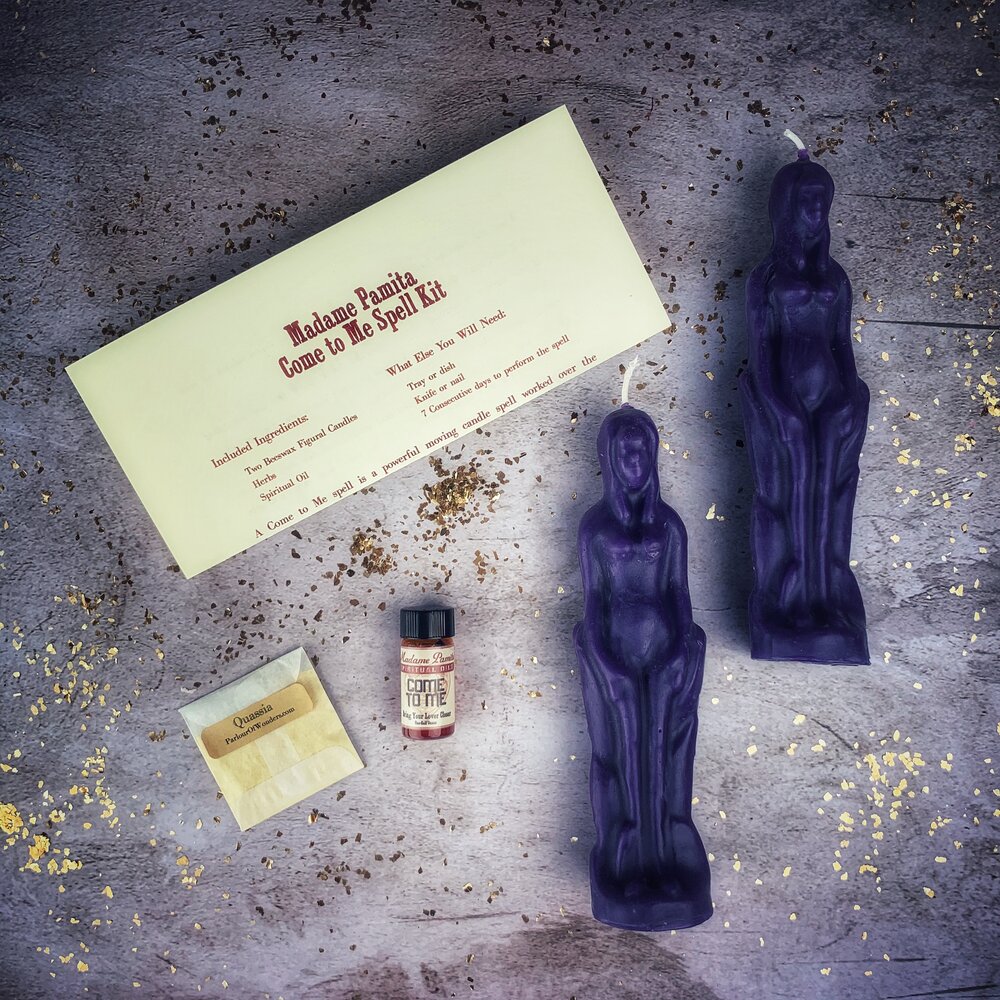 Come to Me Candle Spell Kit Female/Female Parlour of Wonders