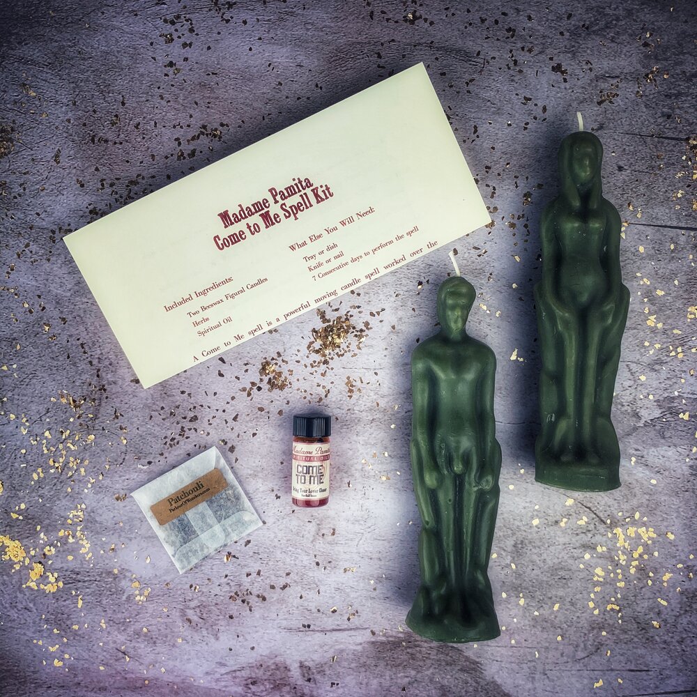 Come to Me Candle Spell Kit Male/Female Parlour of Wonders