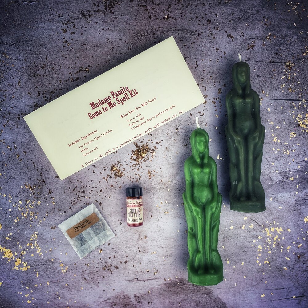 Come to Me Candle Spell Kit Female/Female Parlour of Wonders