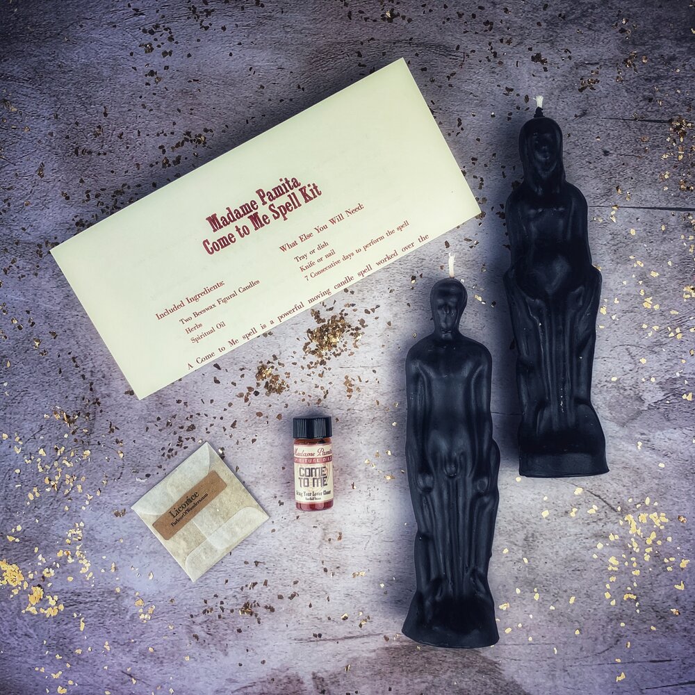 Come to Me Candle Spell Kit Male/Female Parlour of Wonders