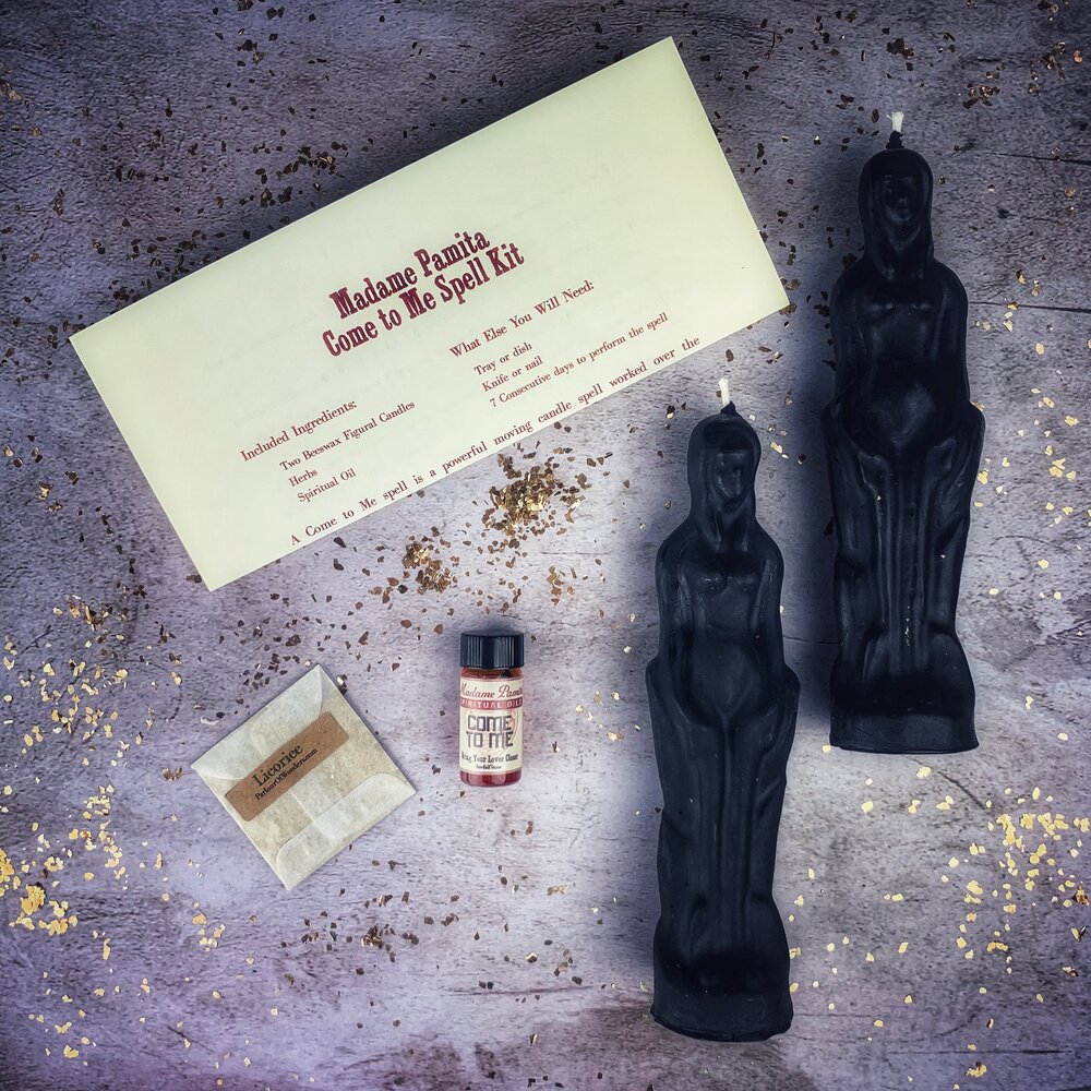 Come to Me Candle Spell Kit Female/Female Parlour of Wonders