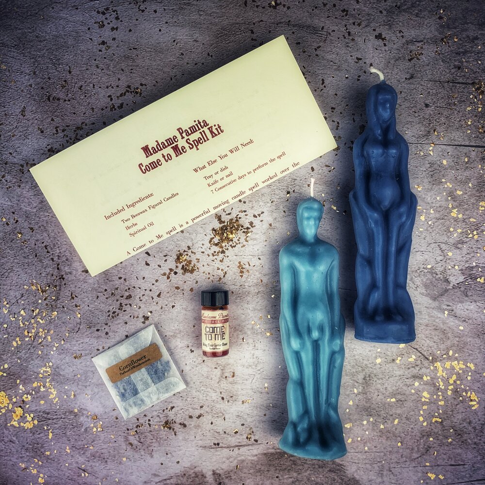 Come to Me Candle Spell Kit Male/Female Parlour of Wonders