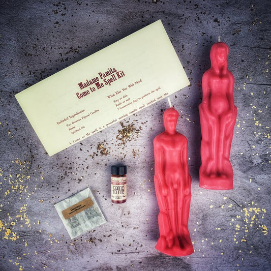 Come to Me Candle Spell Kit Male/Female Parlour of Wonders