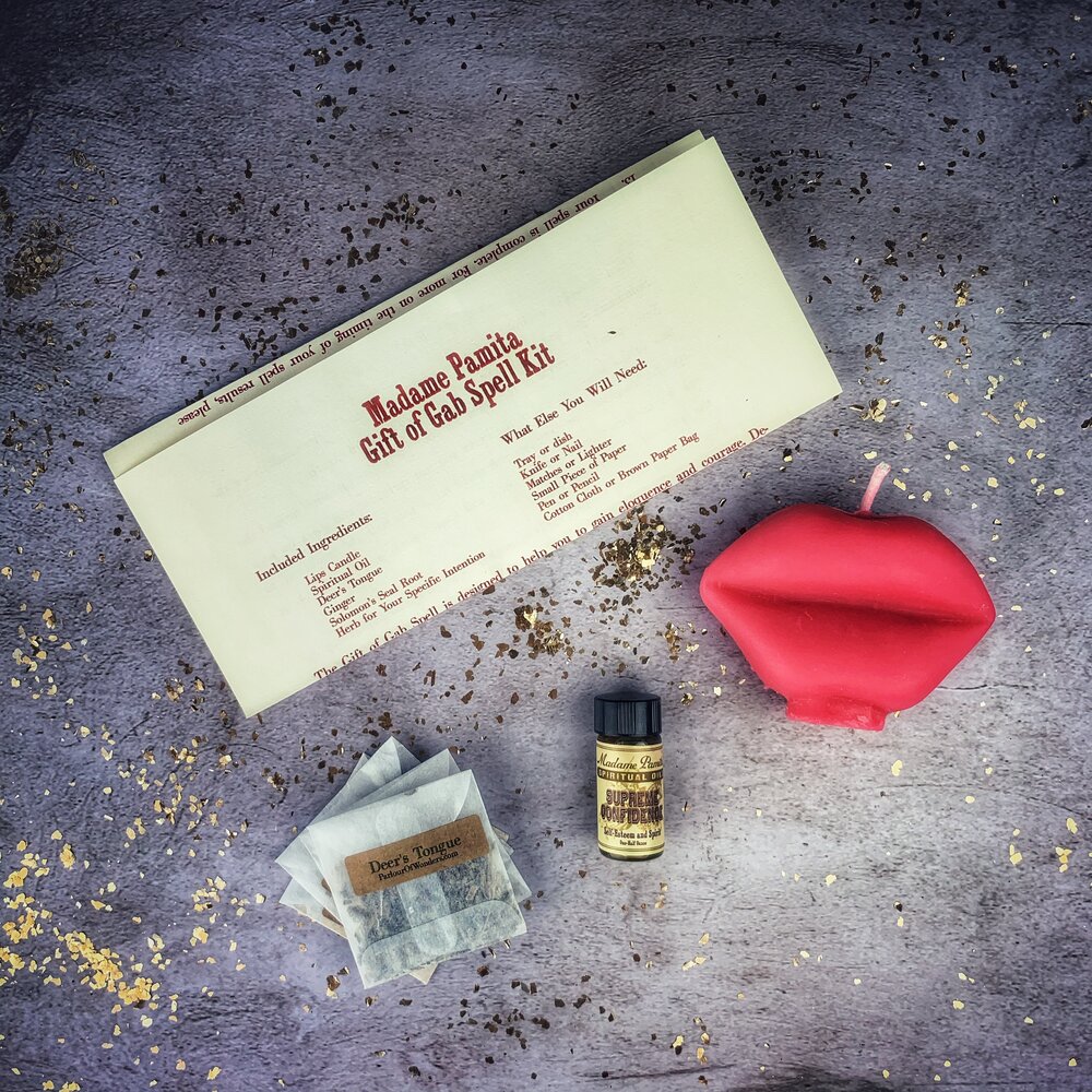 Gift of Gab Candle Spell Kit Parlour of Wonders