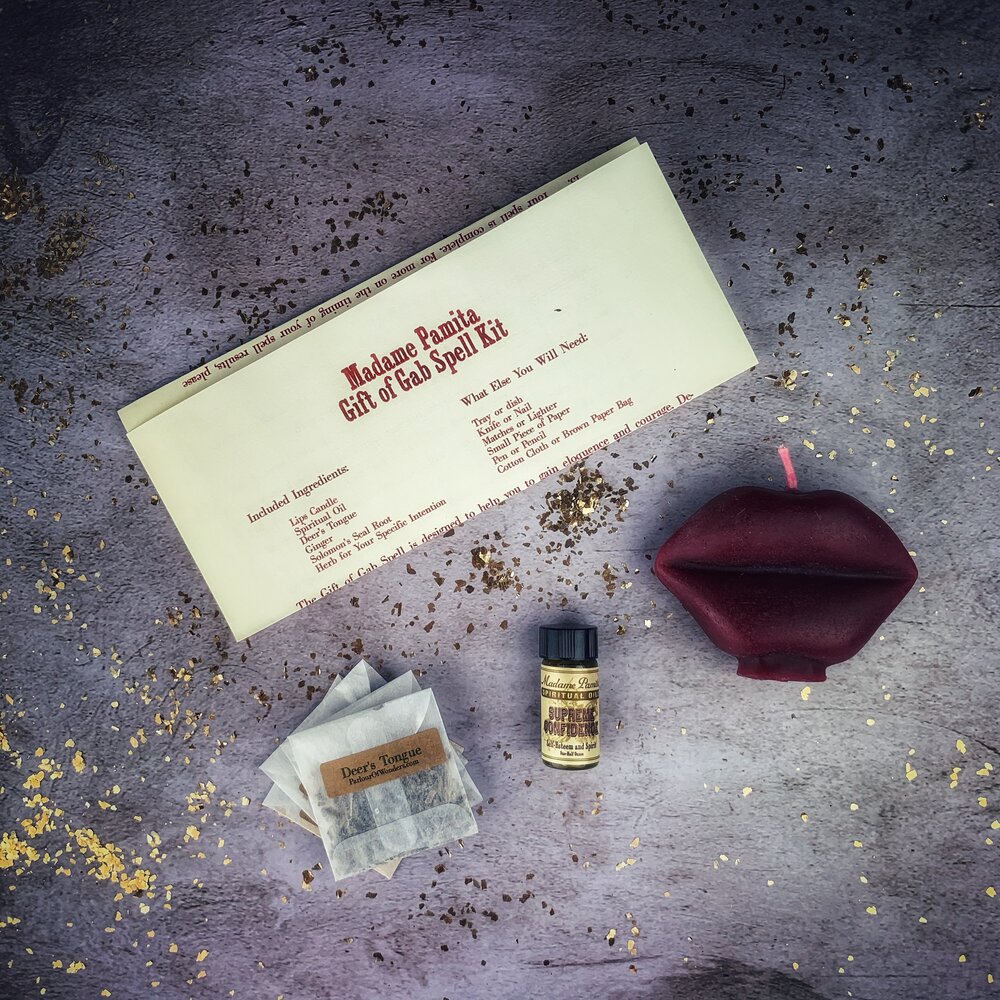 Gift of Gab Candle Spell Kit Parlour of Wonders