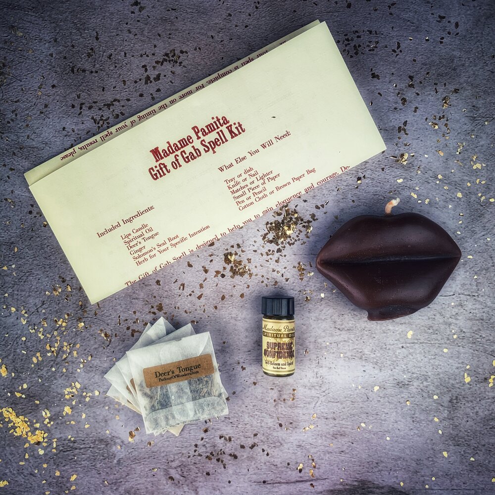 Gift of Gab Candle Spell Kit Parlour of Wonders