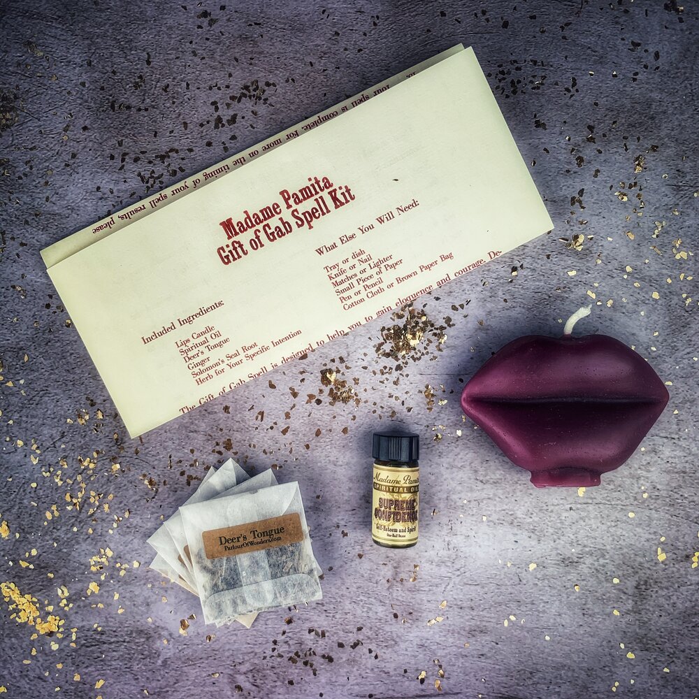 Gift of Gab Candle Spell Kit Parlour of Wonders