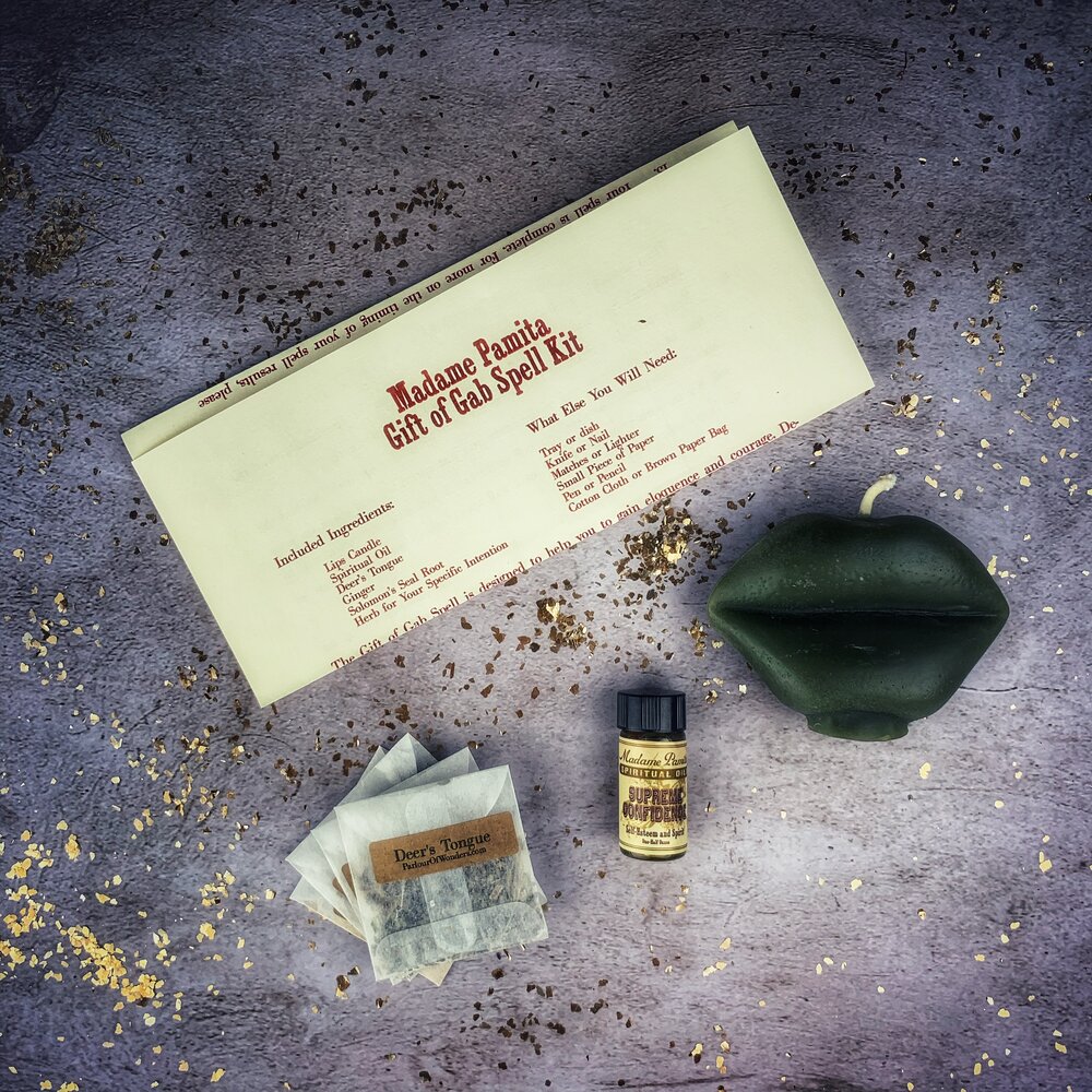 Gift of Gab Candle Spell Kit Parlour of Wonders