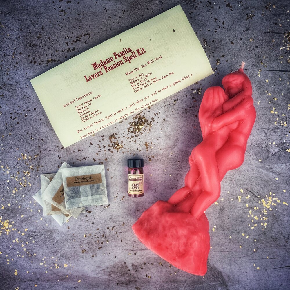Lovers Passion Candle Spell Kit Parlour of Wonders