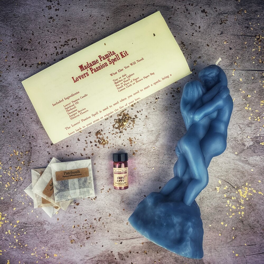 Lovers Passion Candle Spell Kit Parlour of Wonders