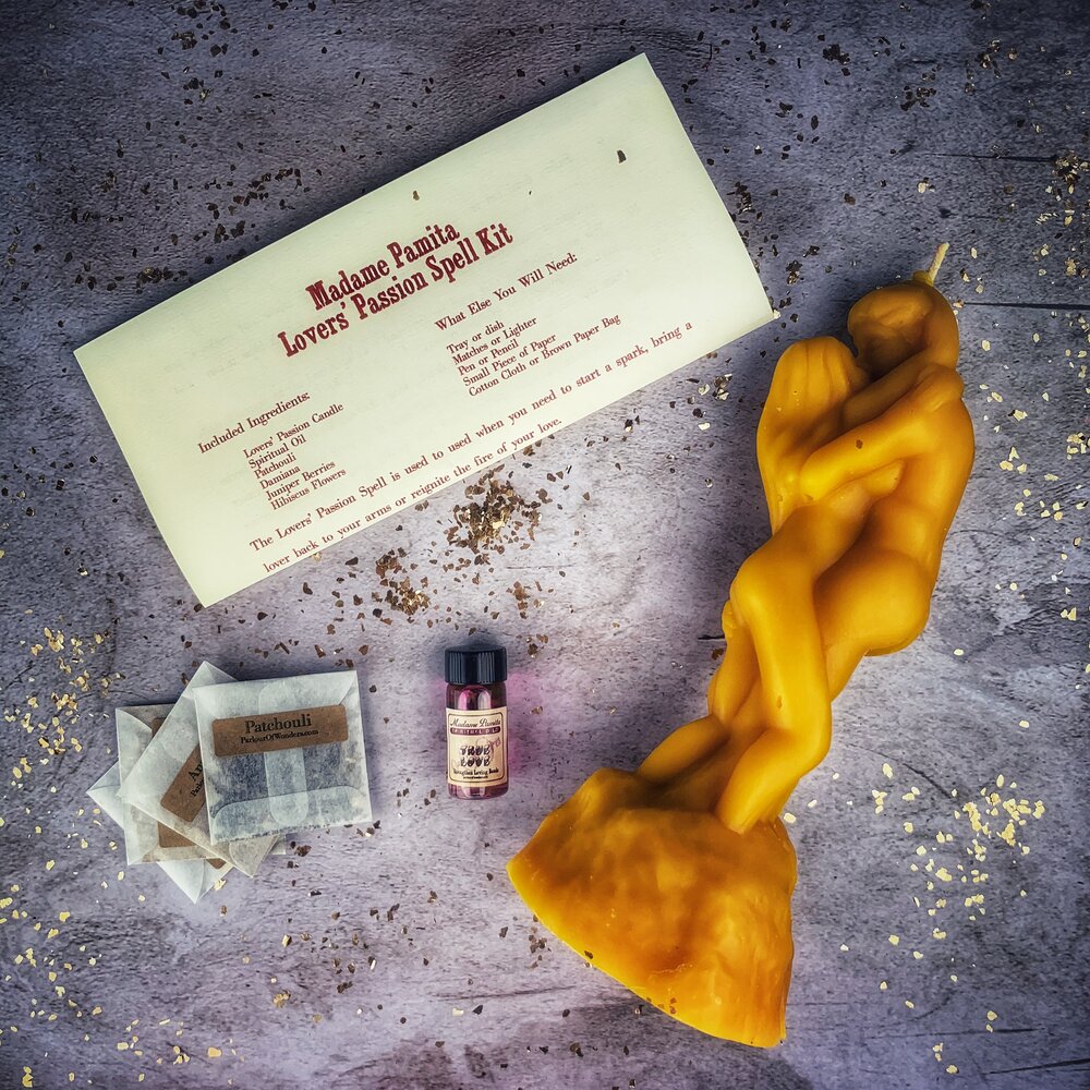 Lovers Passion Candle Spell Kit Parlour of Wonders