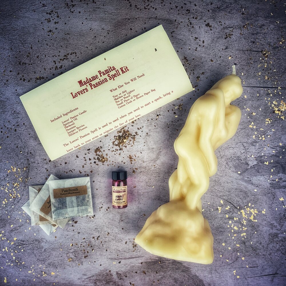 Lovers Passion Candle Spell Kit Parlour of Wonders