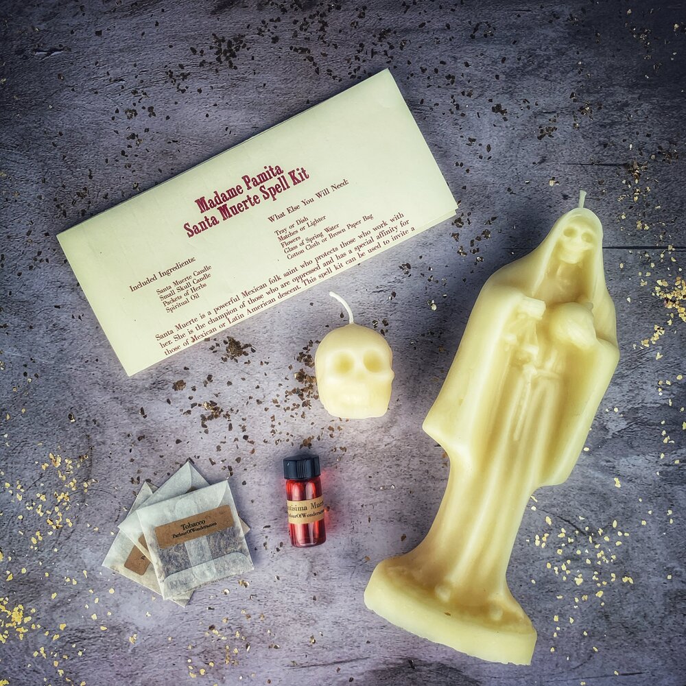 Santa Muerte Candle Spell Kit Parlour of Wonders