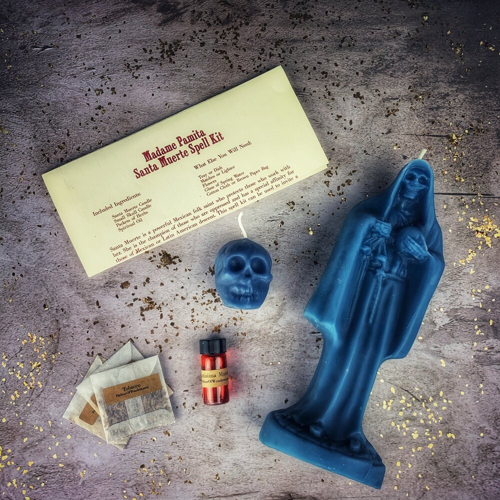 Santa Muerte Candle Spell Kit Parlour of Wonders