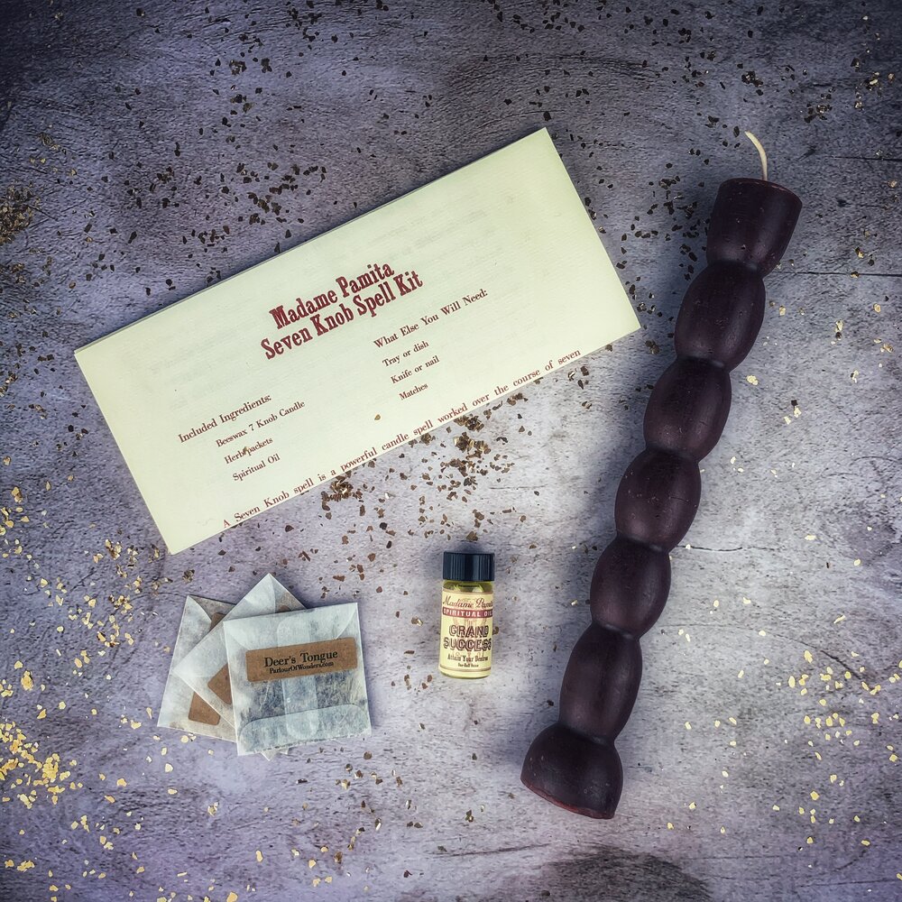 Seven Knob Candle Spell Kit Parlour of Wonders