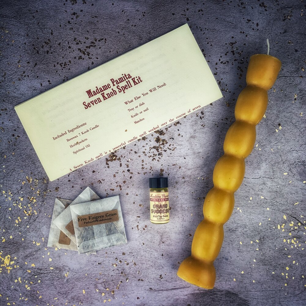 Seven Knob Candle Spell Kit Parlour of Wonders