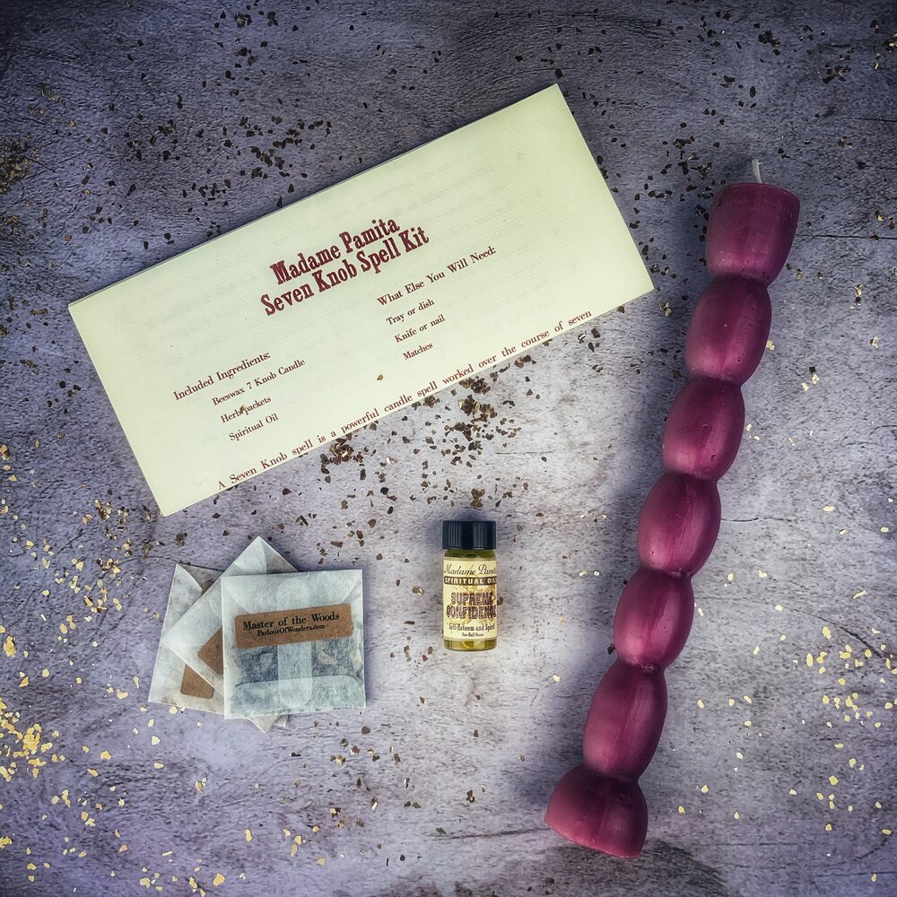 Seven Knob Candle Spell Kit Parlour of Wonders