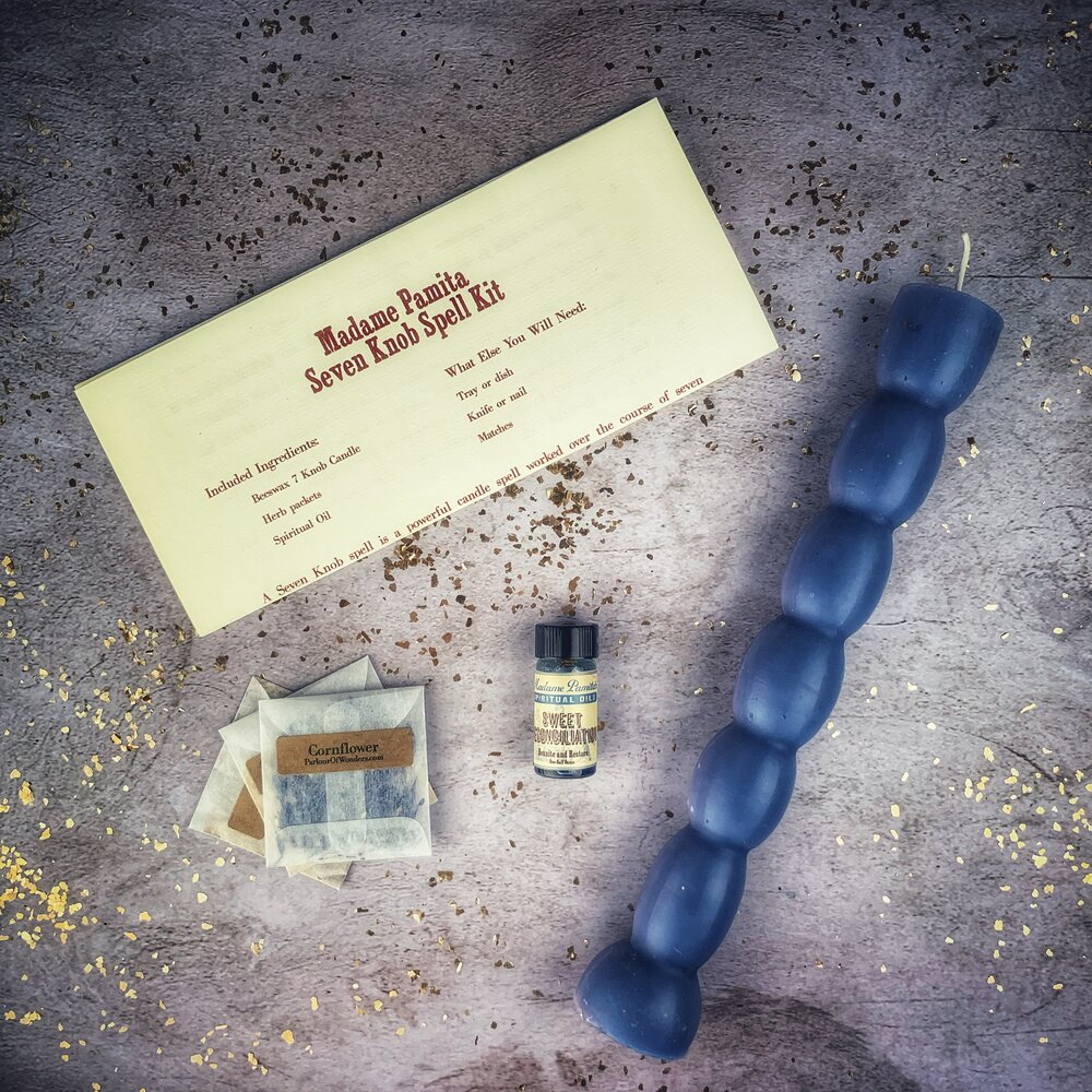 Seven Knob Candle Spell Kit Parlour of Wonders