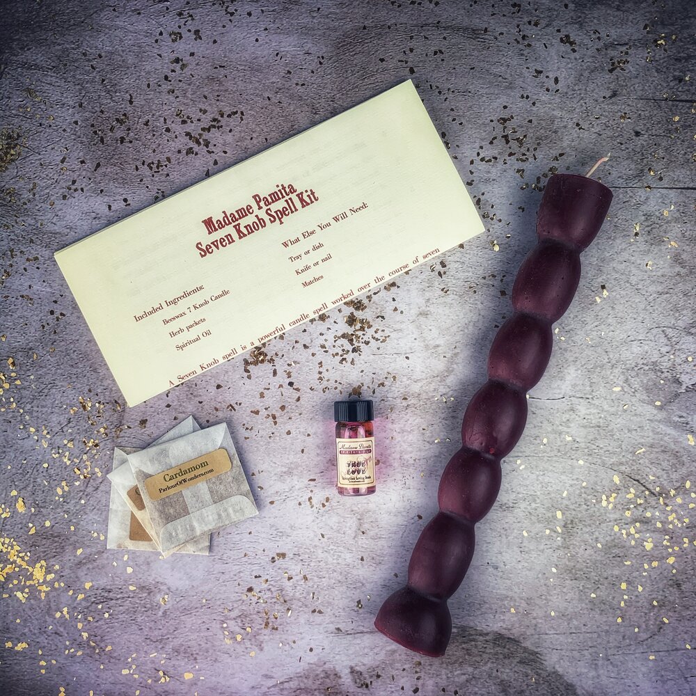Seven Knob Candle Spell Kit Parlour of Wonders