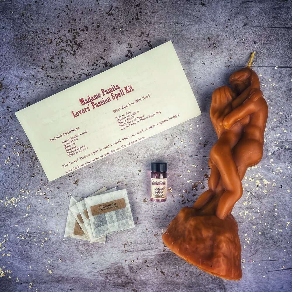 Lovers Passion Candle Spell Kit Parlour of Wonders