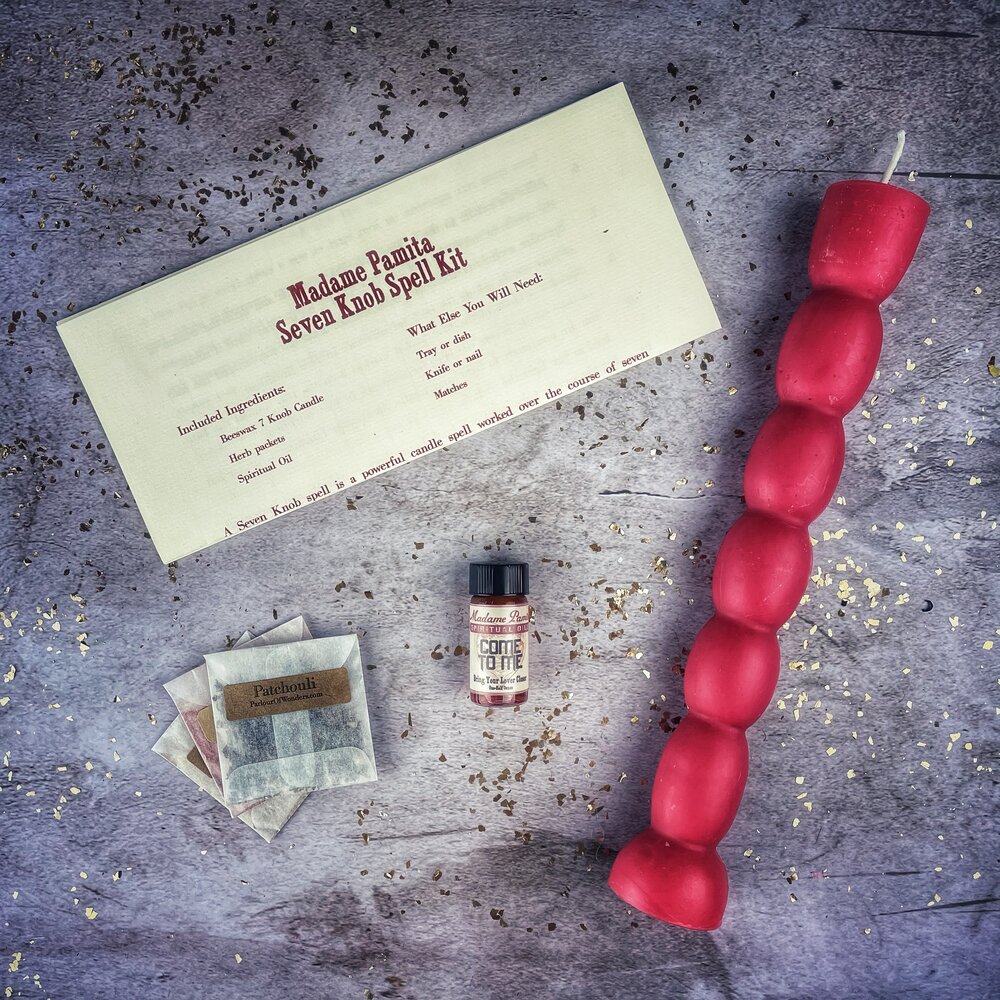 Seven Knob Candle Spell Kit Parlour of Wonders