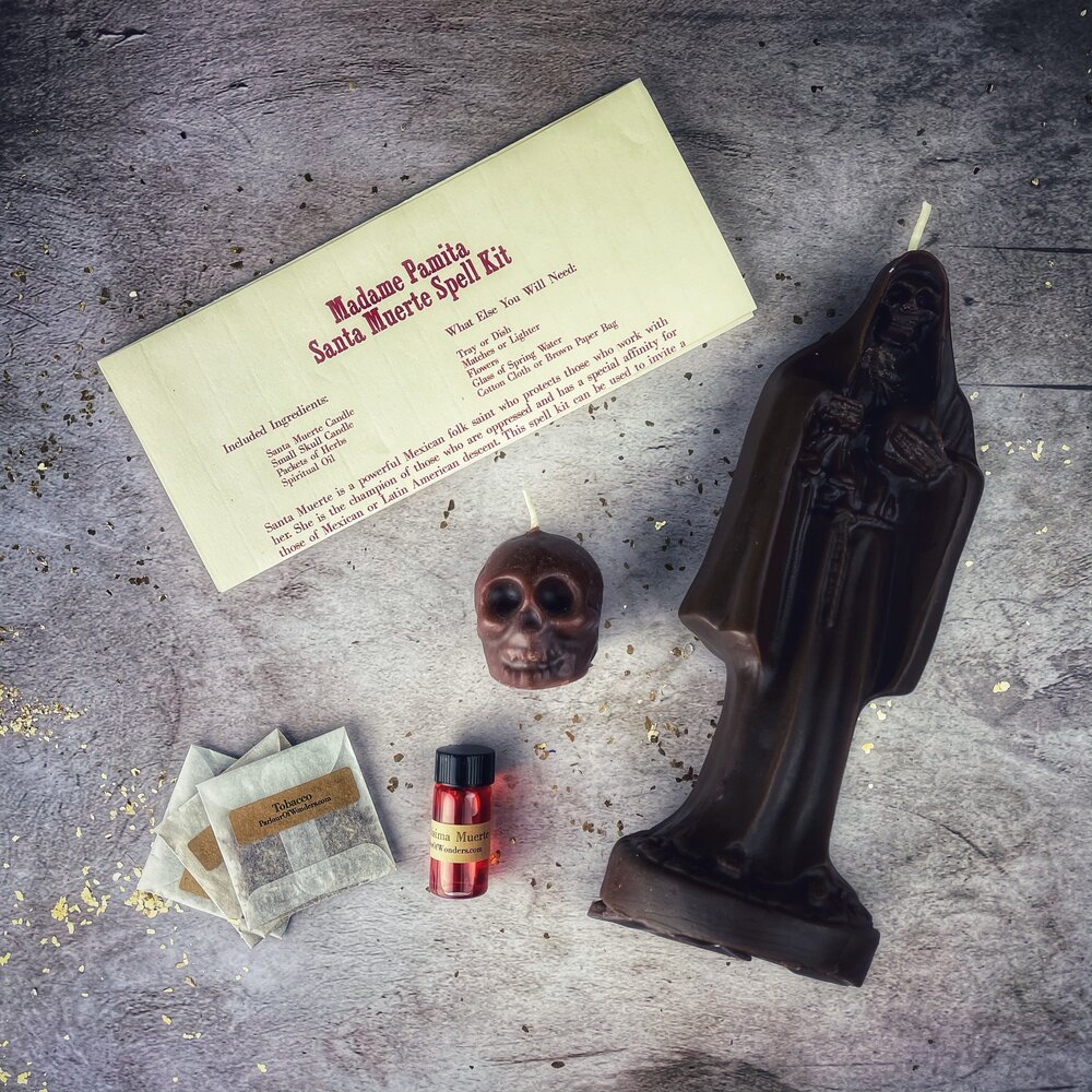 Santa Muerte Candle Spell Kit Parlour of Wonders