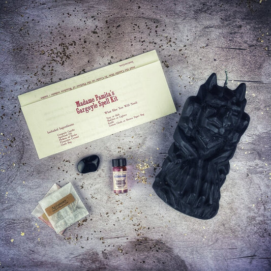 Gargoyle Protection Candle Spell Kit Parlour of Wonders