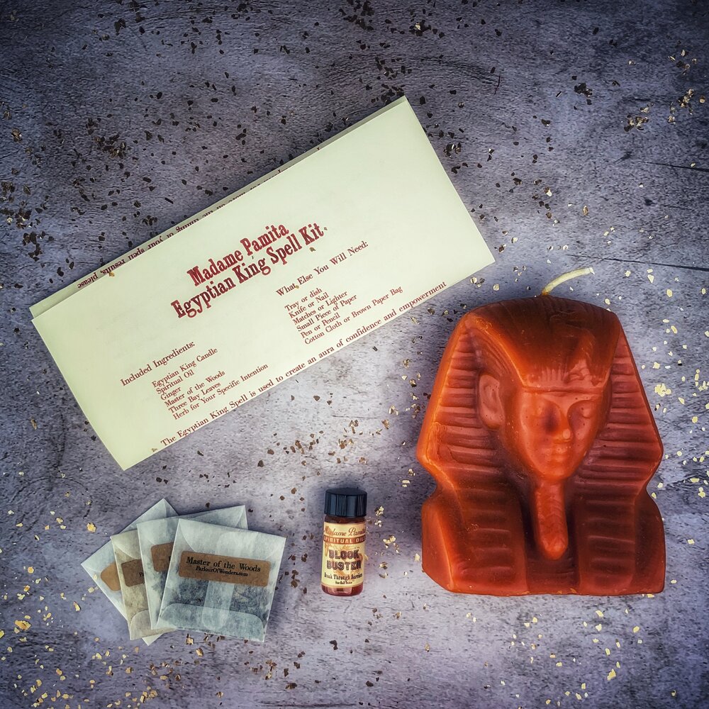 Egyptian King Candle Spell Kit Parlour of Wonders